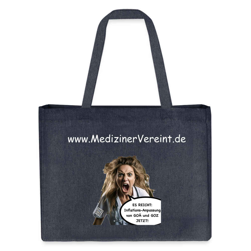 Einkaufs Tasche James + Jeanne - midnight Blue