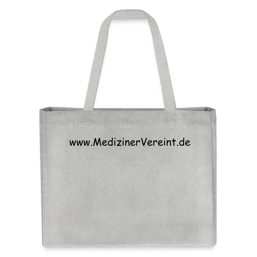 Einkaufs Tasche NO PICTURE PLEASE - Grau meliert