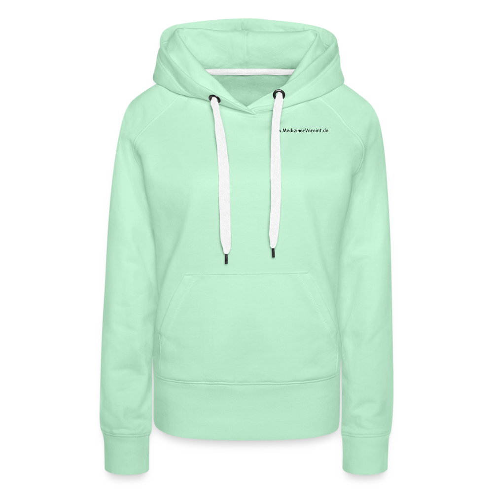 Frauen Premium Hoodie simply James - helles Mintgrün