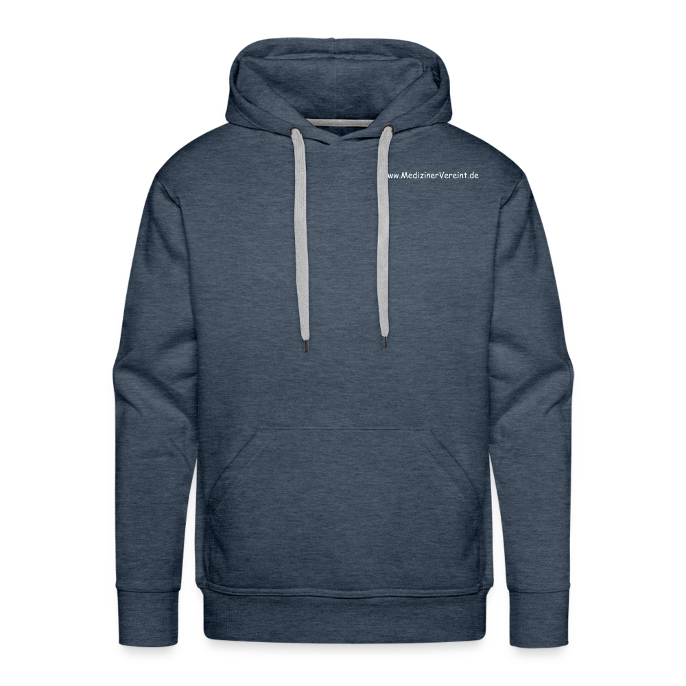 Männer Premium Hoodie simply James - Jeansblau