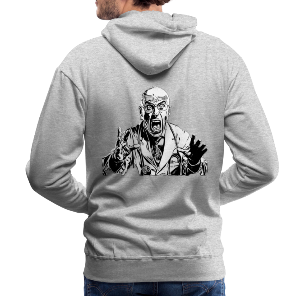 Männer Premium Hoodie simply Martin - Grau meliert