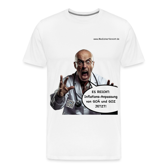 Männer Premium T-Shirt Martin - weiß