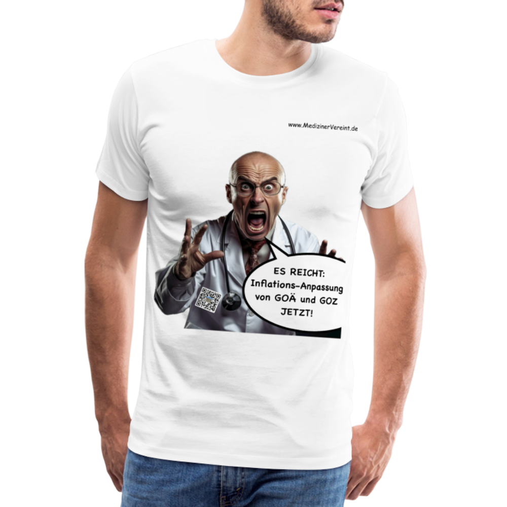 Männer Premium T-Shirt Martin - weiß