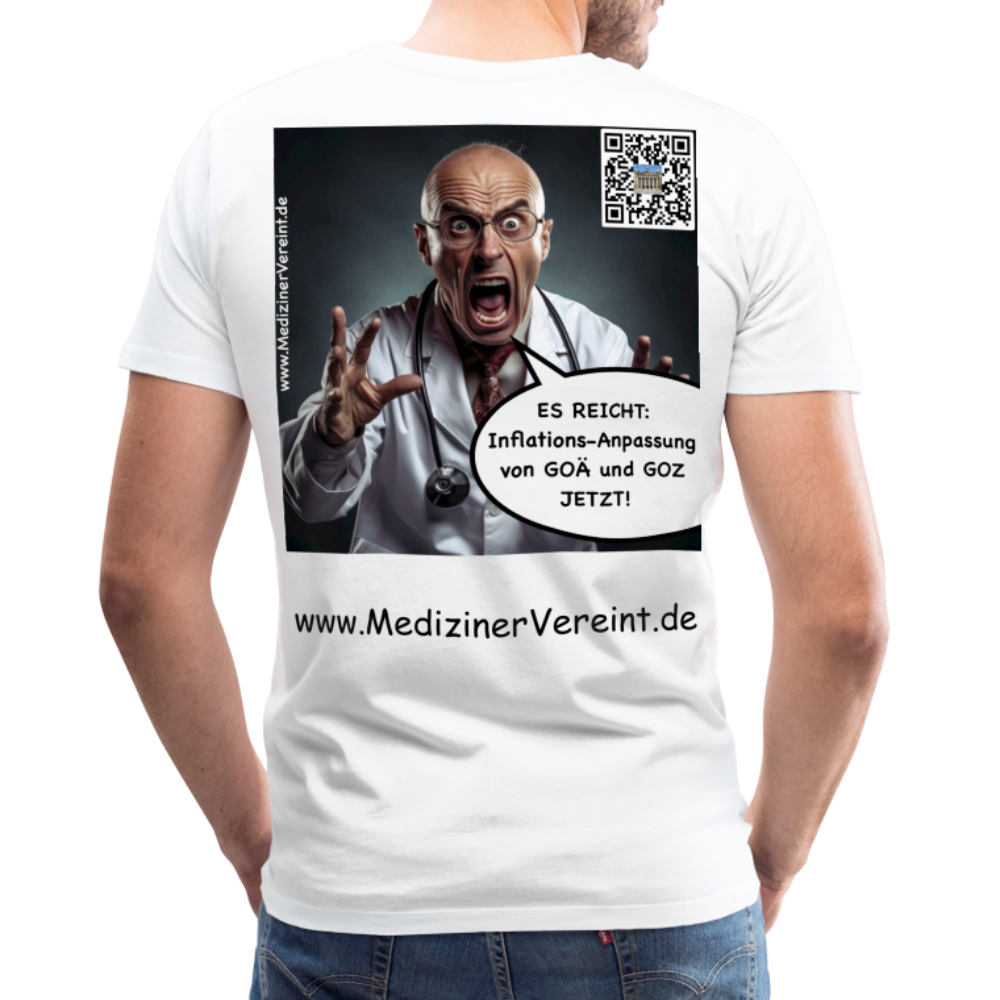 Männer Premium T-Shirt Martin - weiß