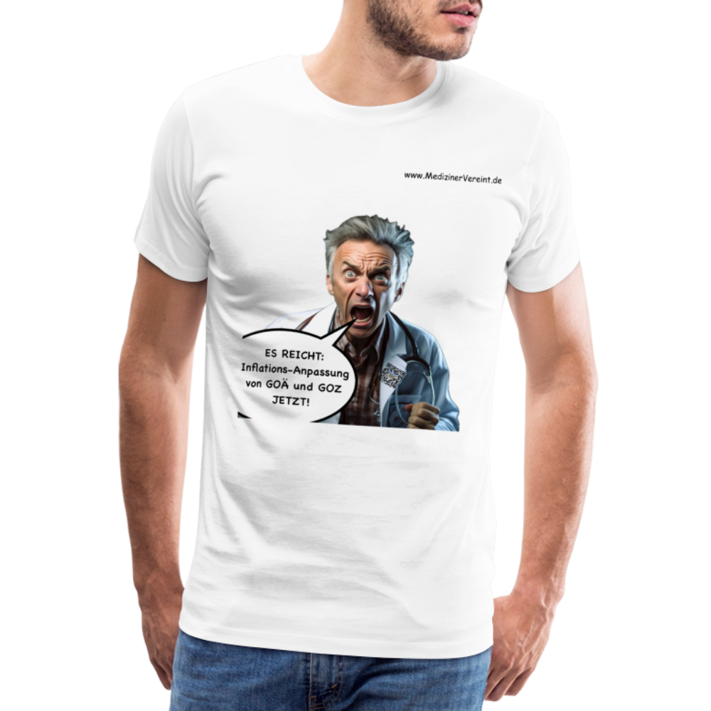 Männer Premium T-Shirt James - weiß