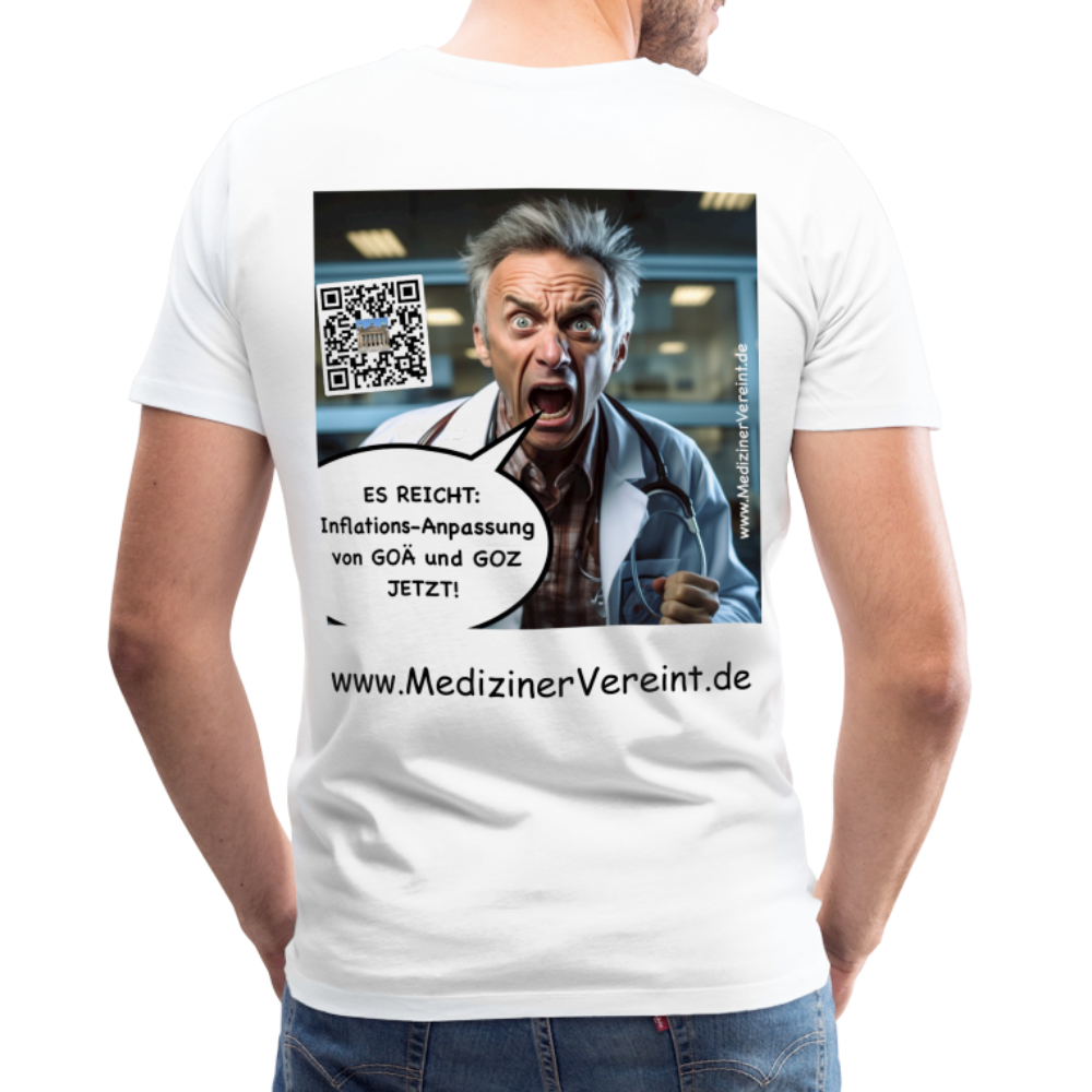 Männer Premium T-Shirt James - weiß