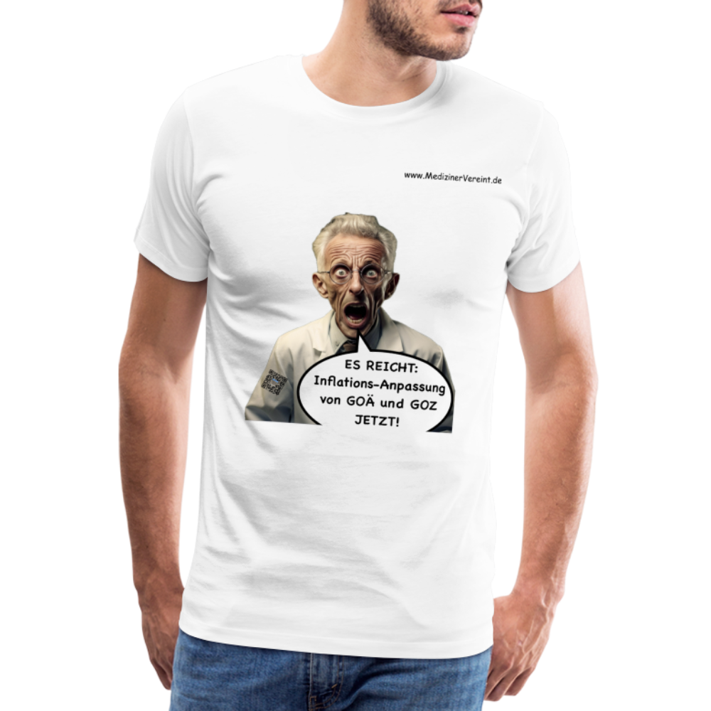 Männer Premium T-Shirt Doc - weiß