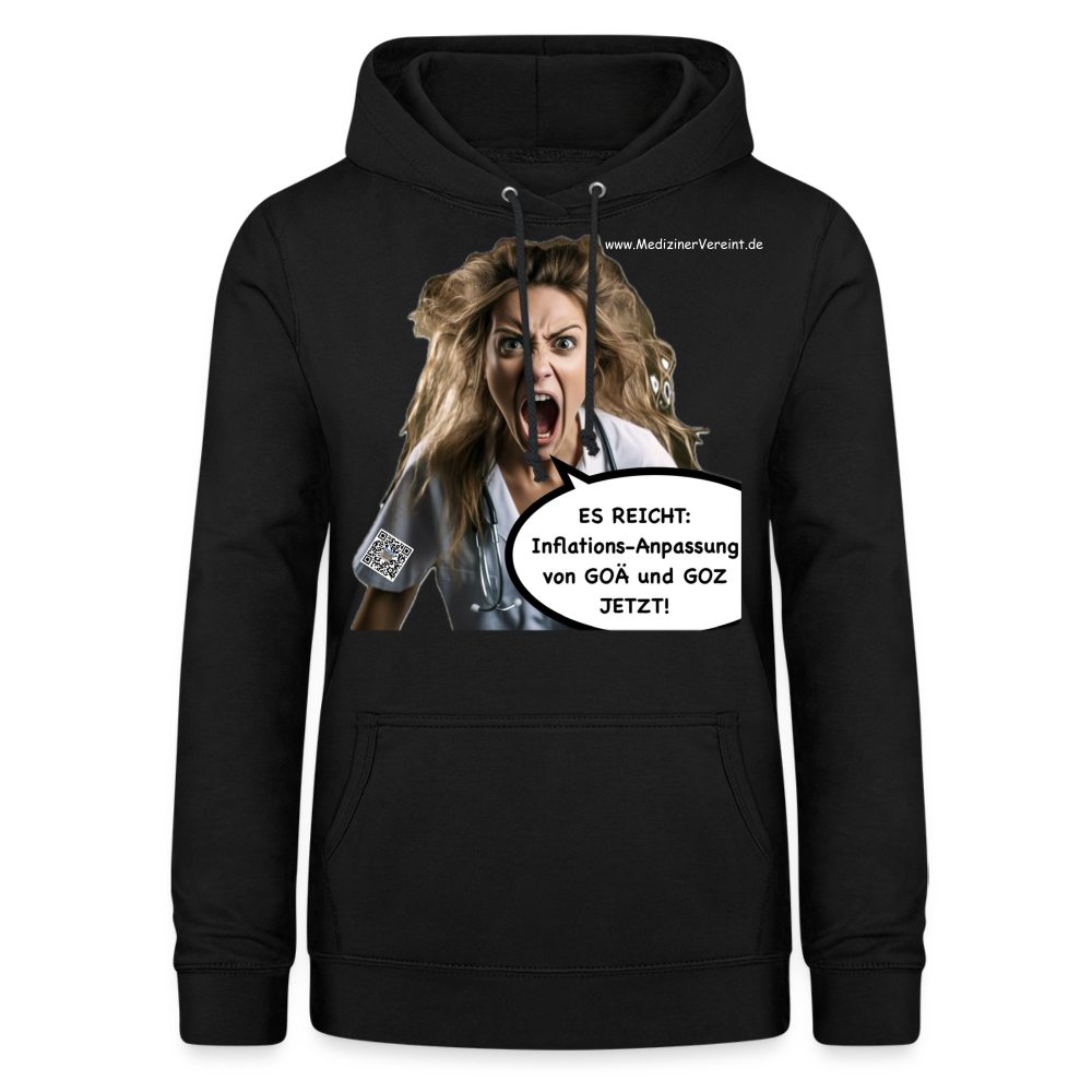 Frauen Hoodie Jeanne - Schwarz