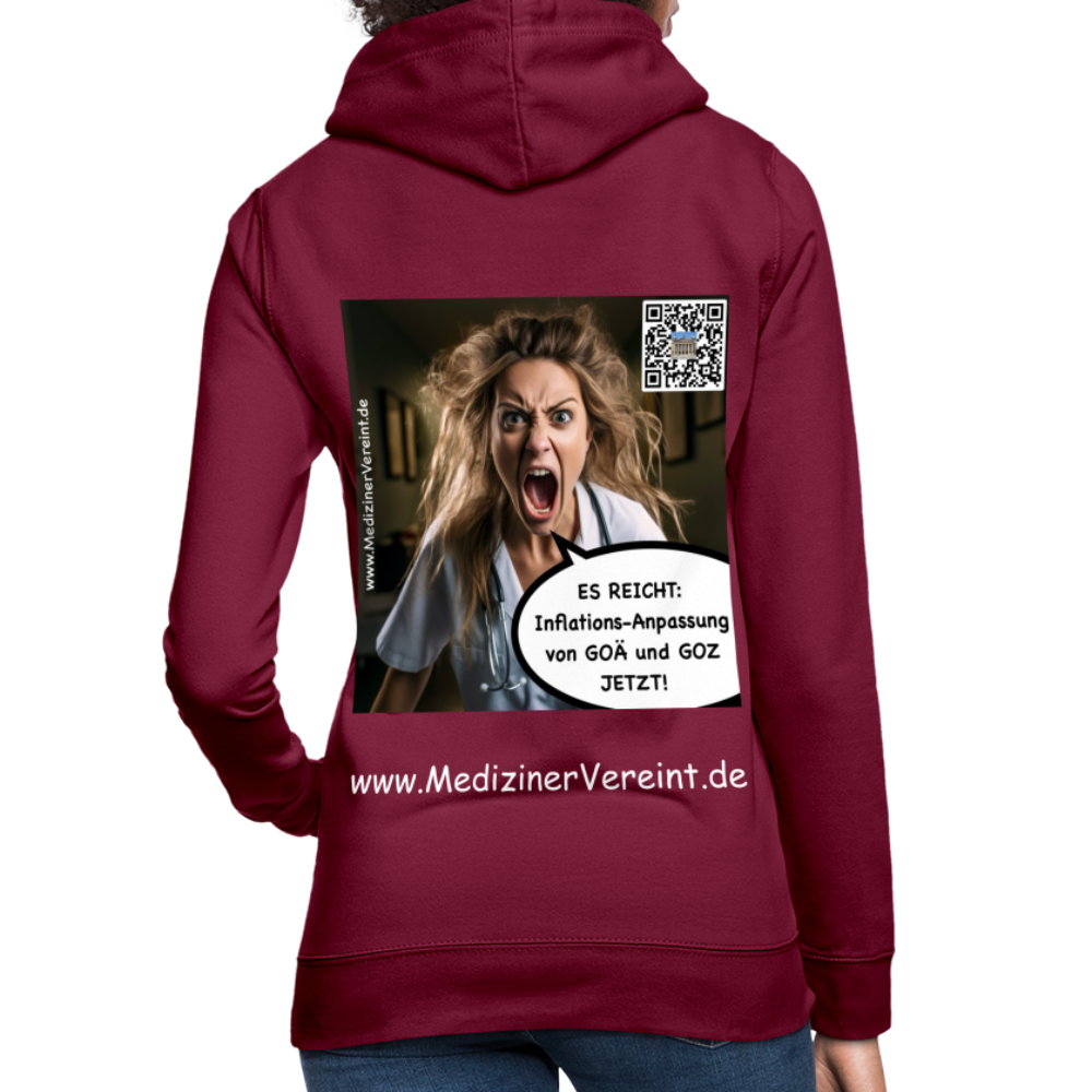 Frauen Hoodie Jeanne - Bordeaux