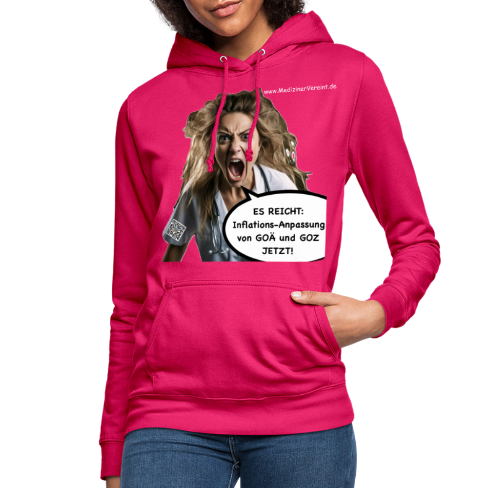 Frauen Hoodie Jeanne - dunkles Pink