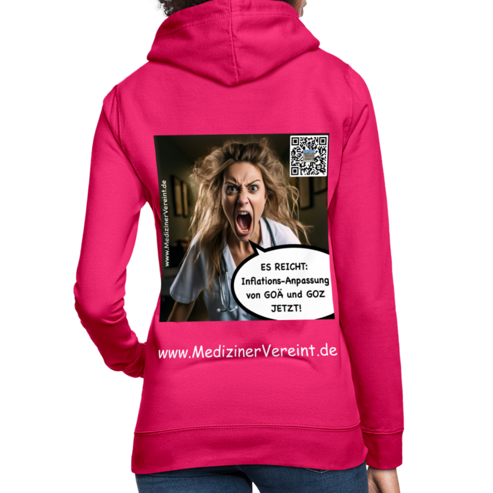 Frauen Hoodie Jeanne - dunkles Pink