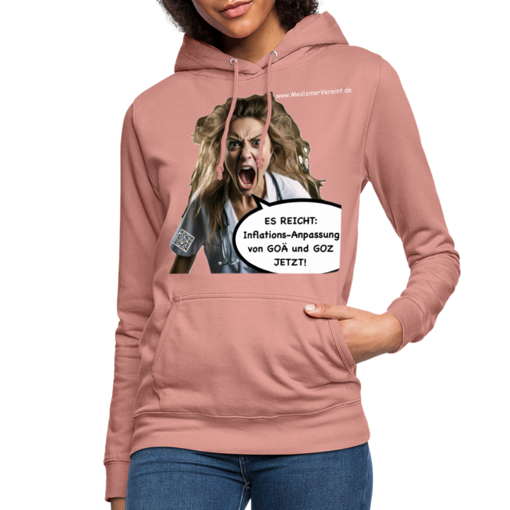 Frauen Hoodie Jeanne - Altrosa