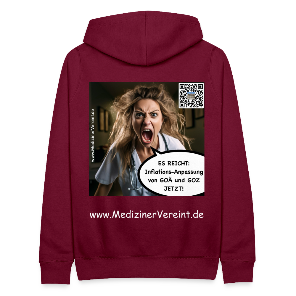 Frauen Hoodie James + Jeanne - Bordeaux