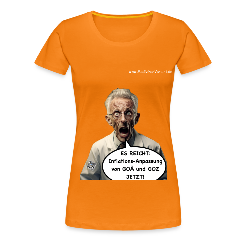 Frauen Premium T-Shirt Doc - Orange