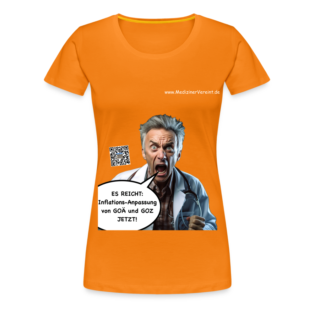 Frauen Premium T-Shirt James - Orange