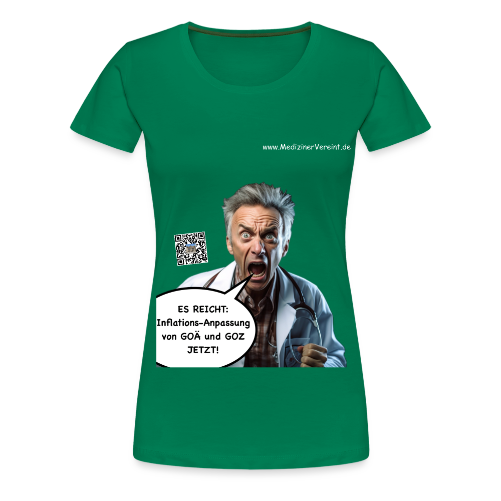 Frauen Premium T-Shirt James - Kelly Green