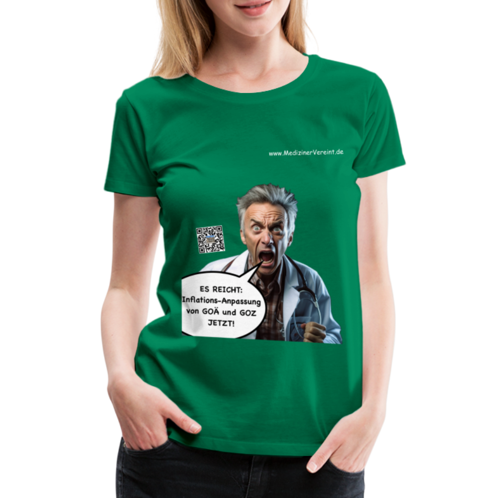 Frauen Premium T-Shirt James - Kelly Green