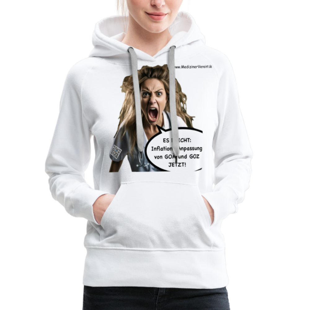 Frauen Premium Hoodie Jeanne - weiß