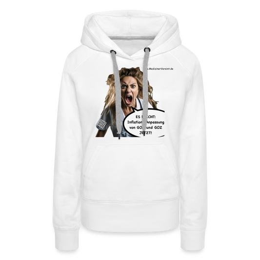 Frauen Premium Hoodie Jeanne - weiß