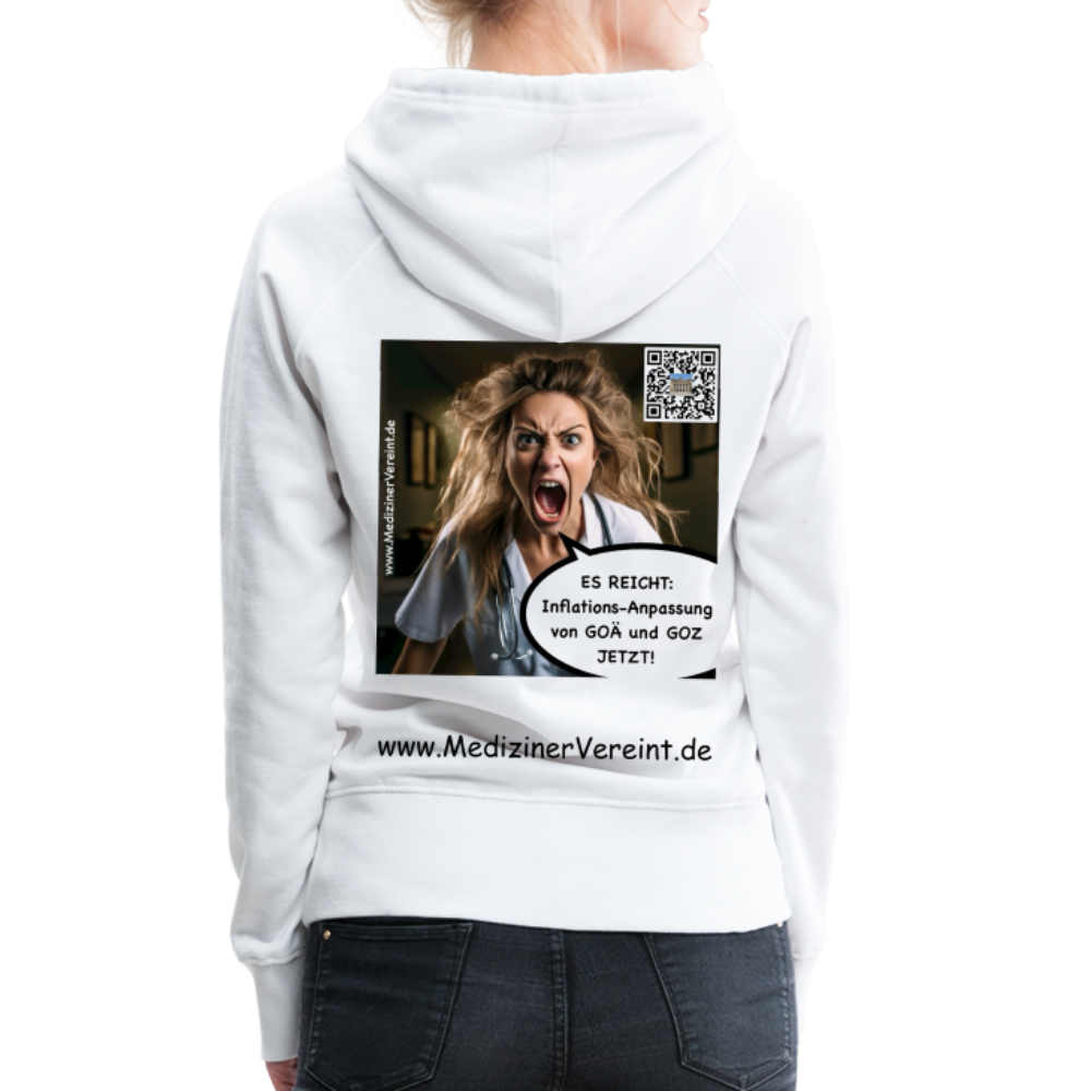 Frauen Premium Hoodie Jeanne - weiß