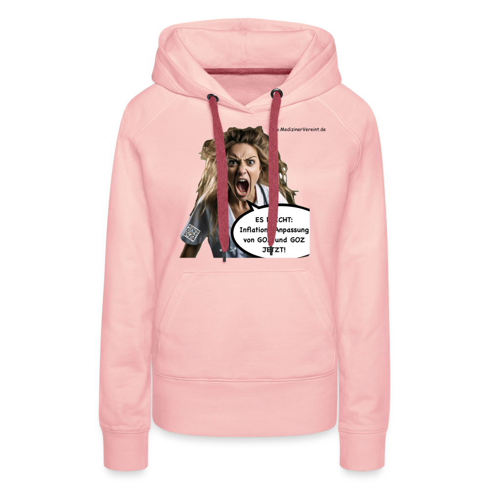 Frauen Premium Hoodie Jeanne - Kristallrosa