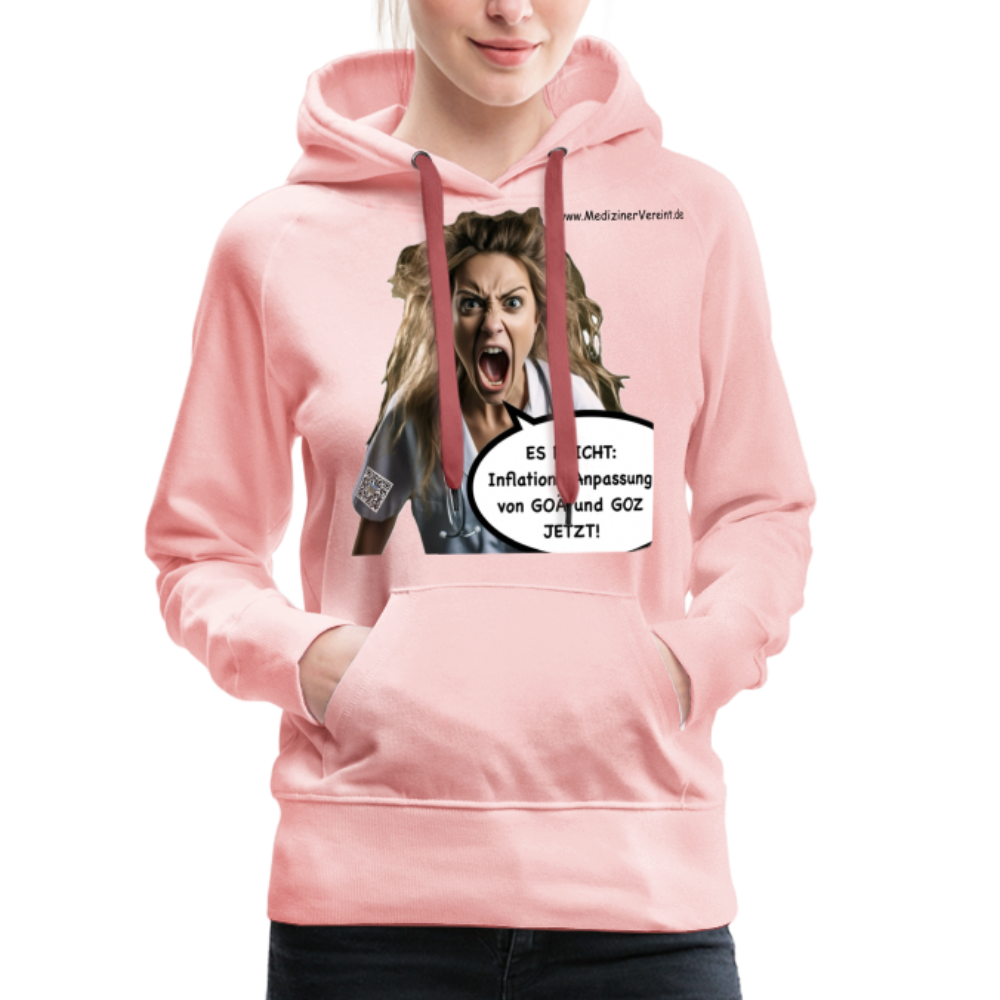 Frauen Premium Hoodie Jeanne - Kristallrosa