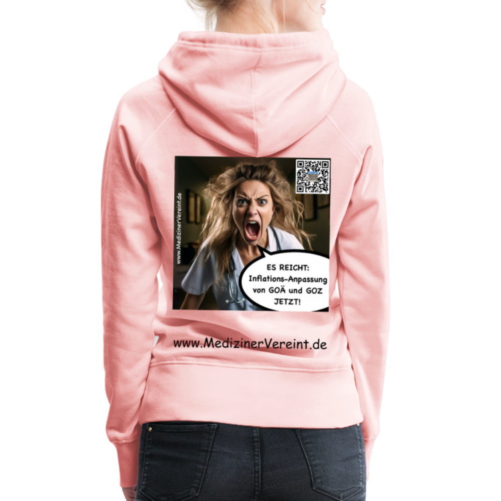 Frauen Premium Hoodie Jeanne - Kristallrosa