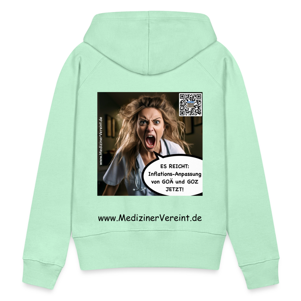 Frauen Premium Hoodie Jeanne - helles Mintgrün