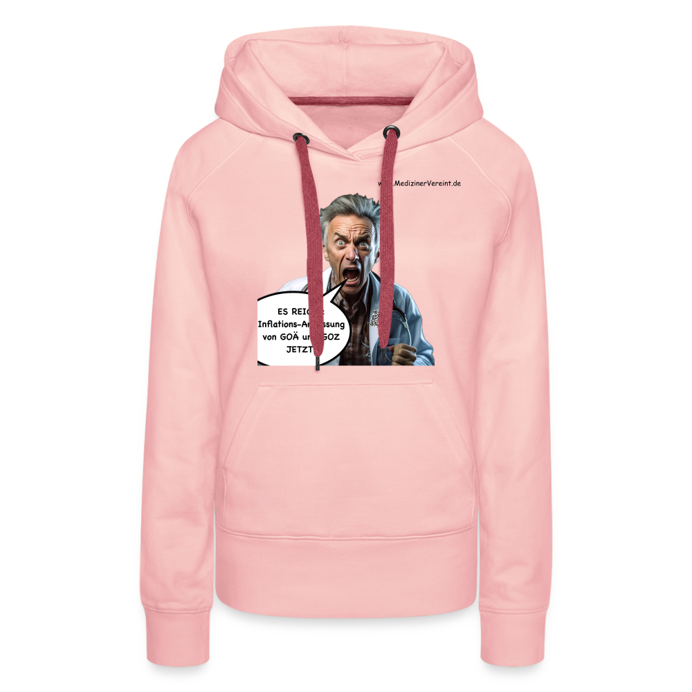 Frauen Premium Hoodie James + Jeanne - Kristallrosa