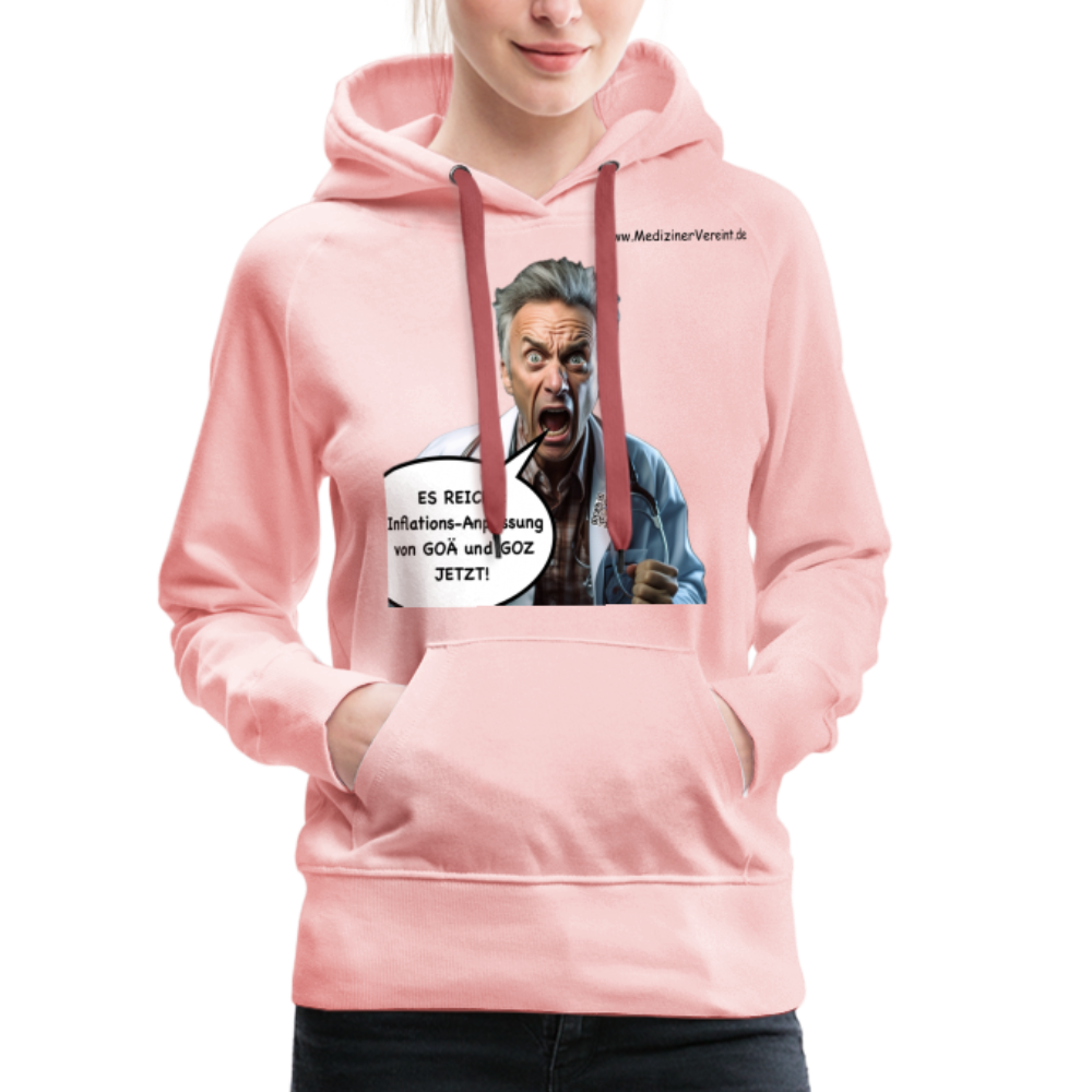 Frauen Premium Hoodie James + Jeanne - Kristallrosa