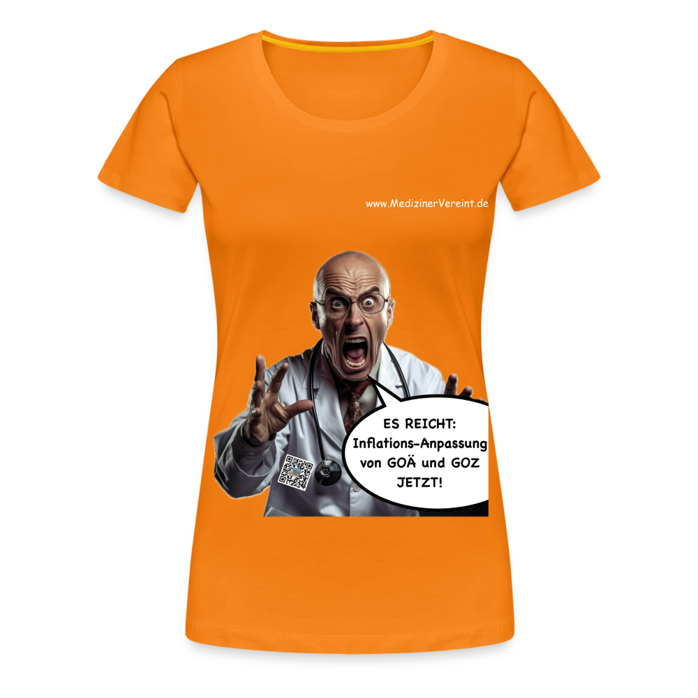 Frauen Premium T-Shirt Martin + Jeanne - Orange