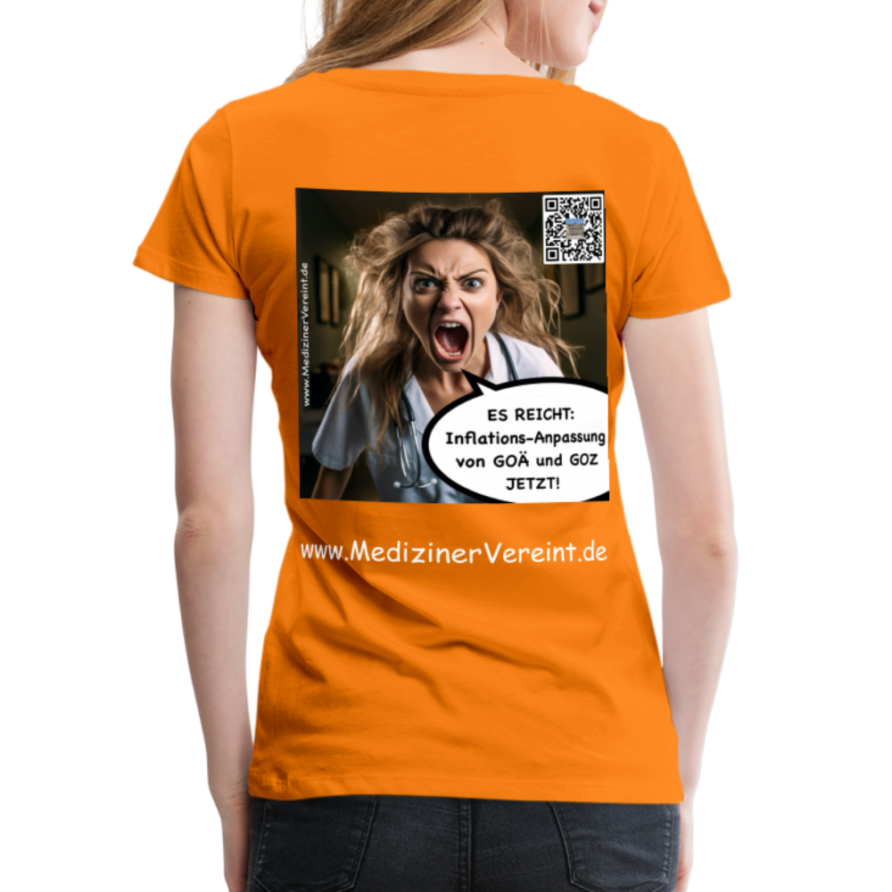 Frauen Premium T-Shirt Martin + Jeanne - Orange