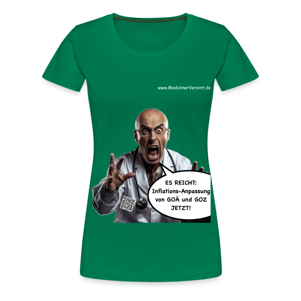 Frauen Premium T-Shirt Martin + Jeanne - Kelly Green