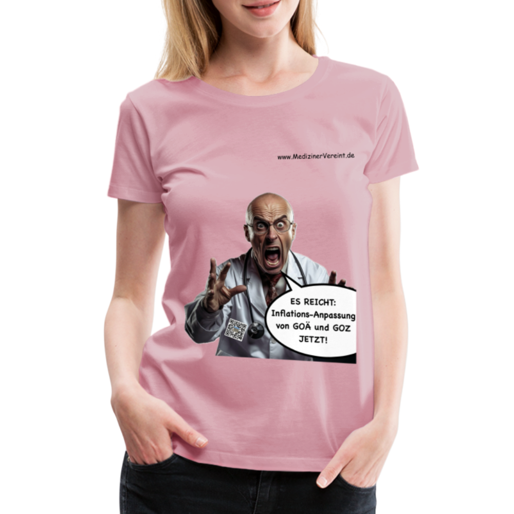 Frauen Premium T-Shirt Martin - Hellrosa