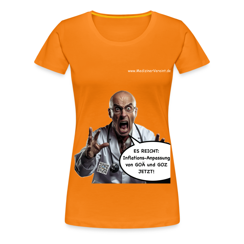 Frauen Premium T-Shirt Martin - Orange