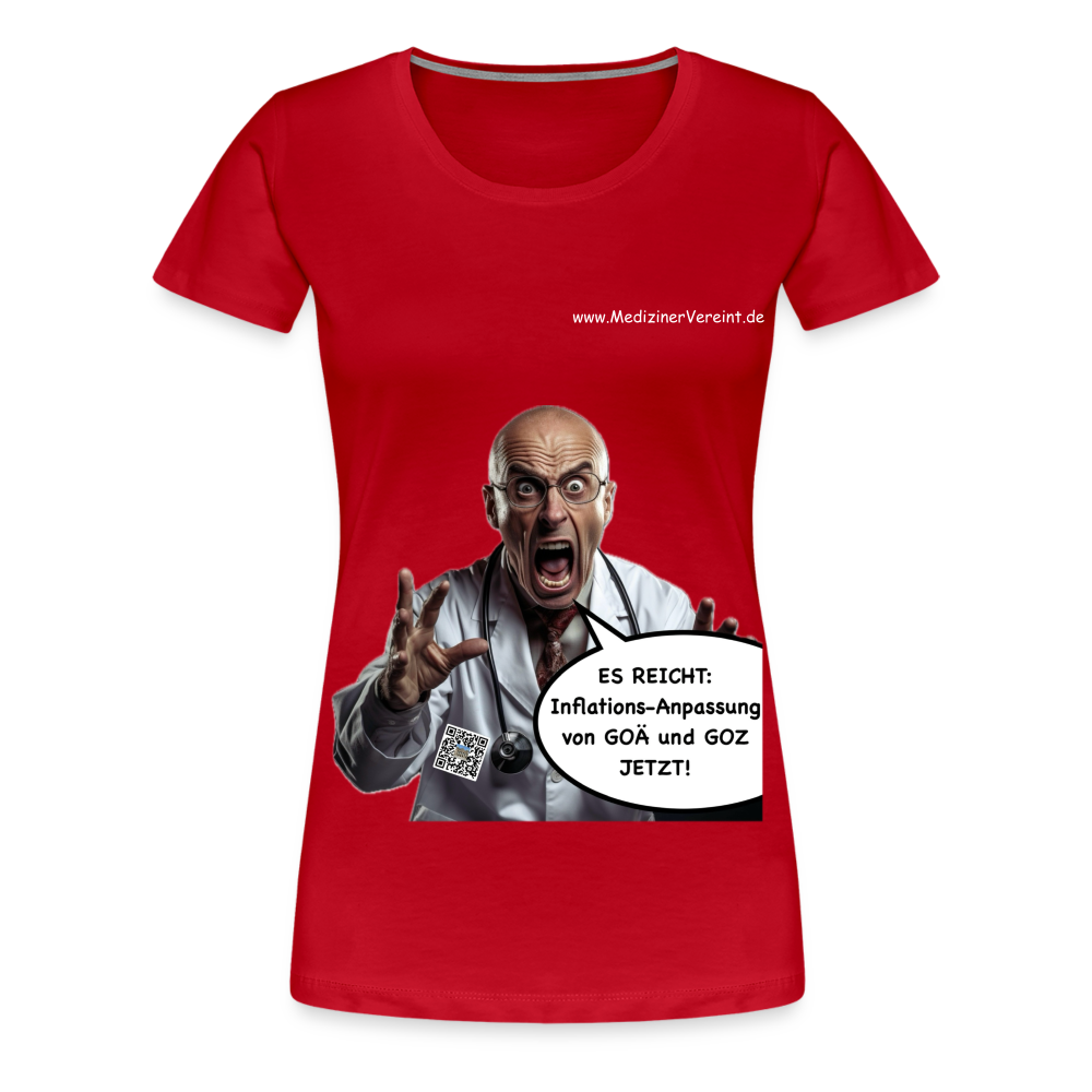 Frauen Premium T-Shirt Martin - Rot