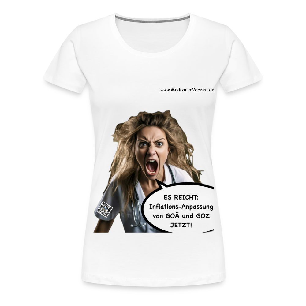 Frauen Premium T-Shirt Jeanne - weiß