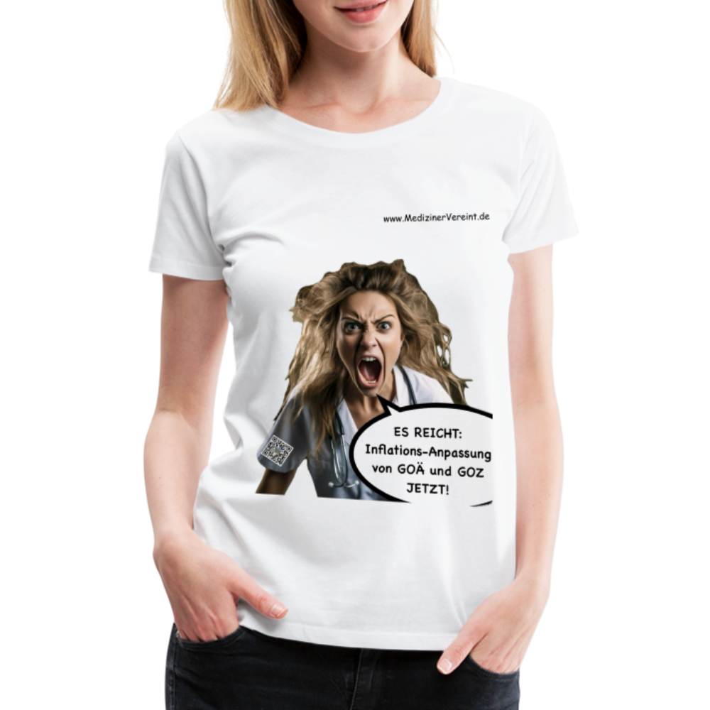 Frauen Premium T-Shirt Jeanne - weiß