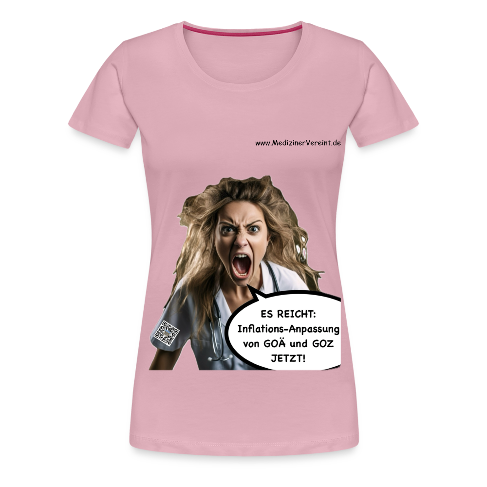 Frauen Premium T-Shirt Jeanne - Hellrosa