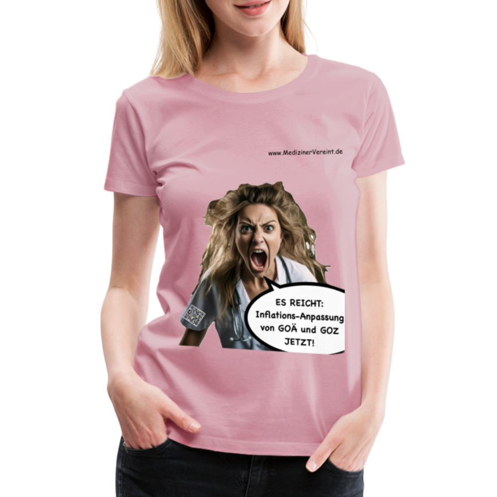 Frauen Premium T-Shirt Jeanne - Hellrosa