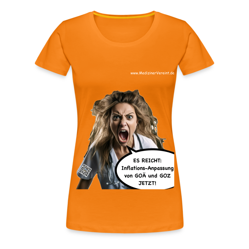 Frauen Premium T-Shirt Jeanne - Orange