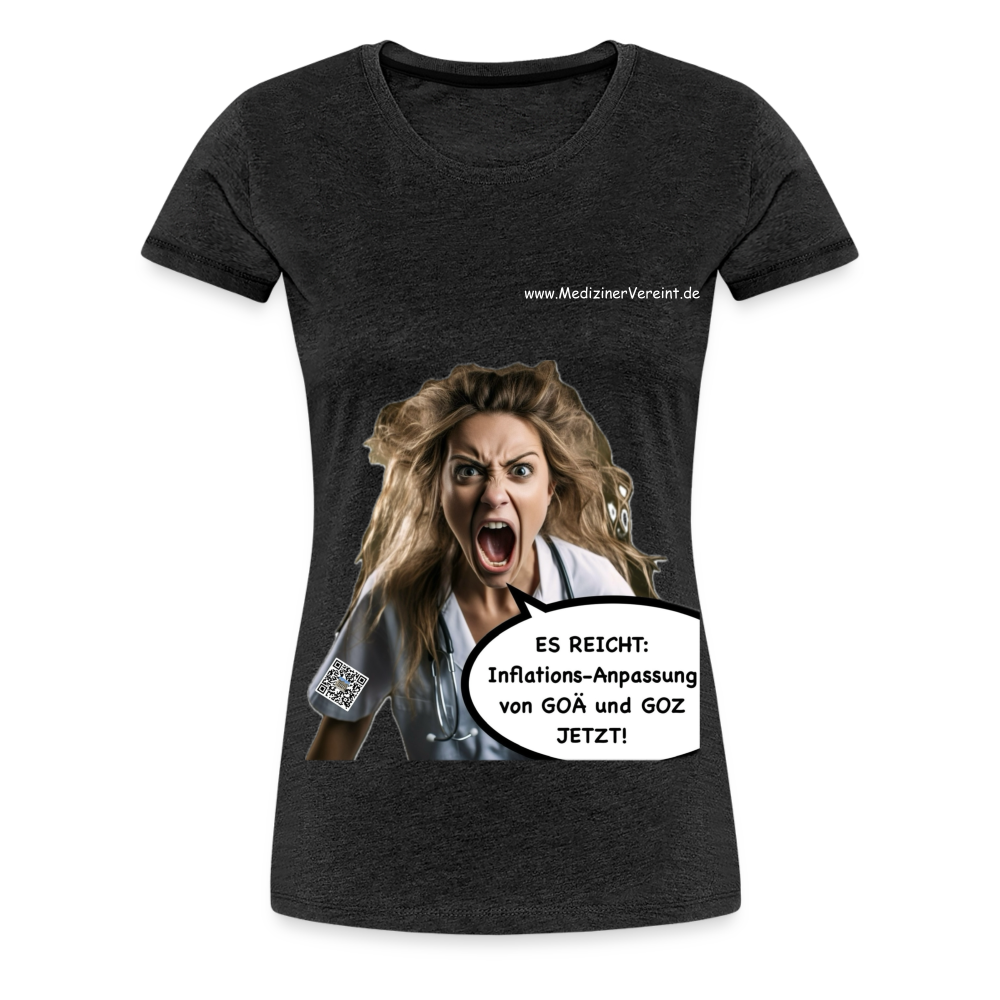 Frauen Premium T-Shirt Jeanne - Anthrazit