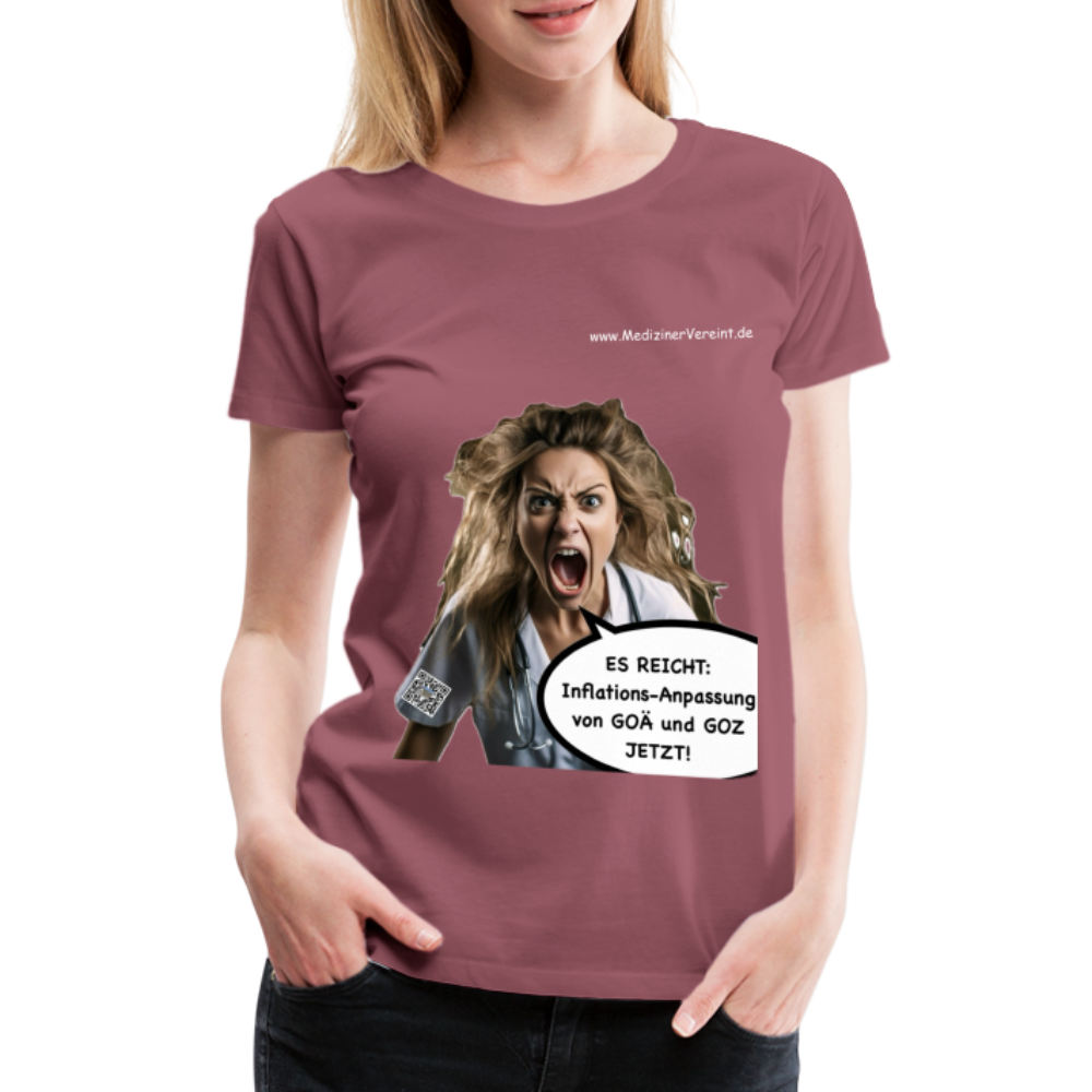 Frauen Premium T-Shirt Jeanne - Malve