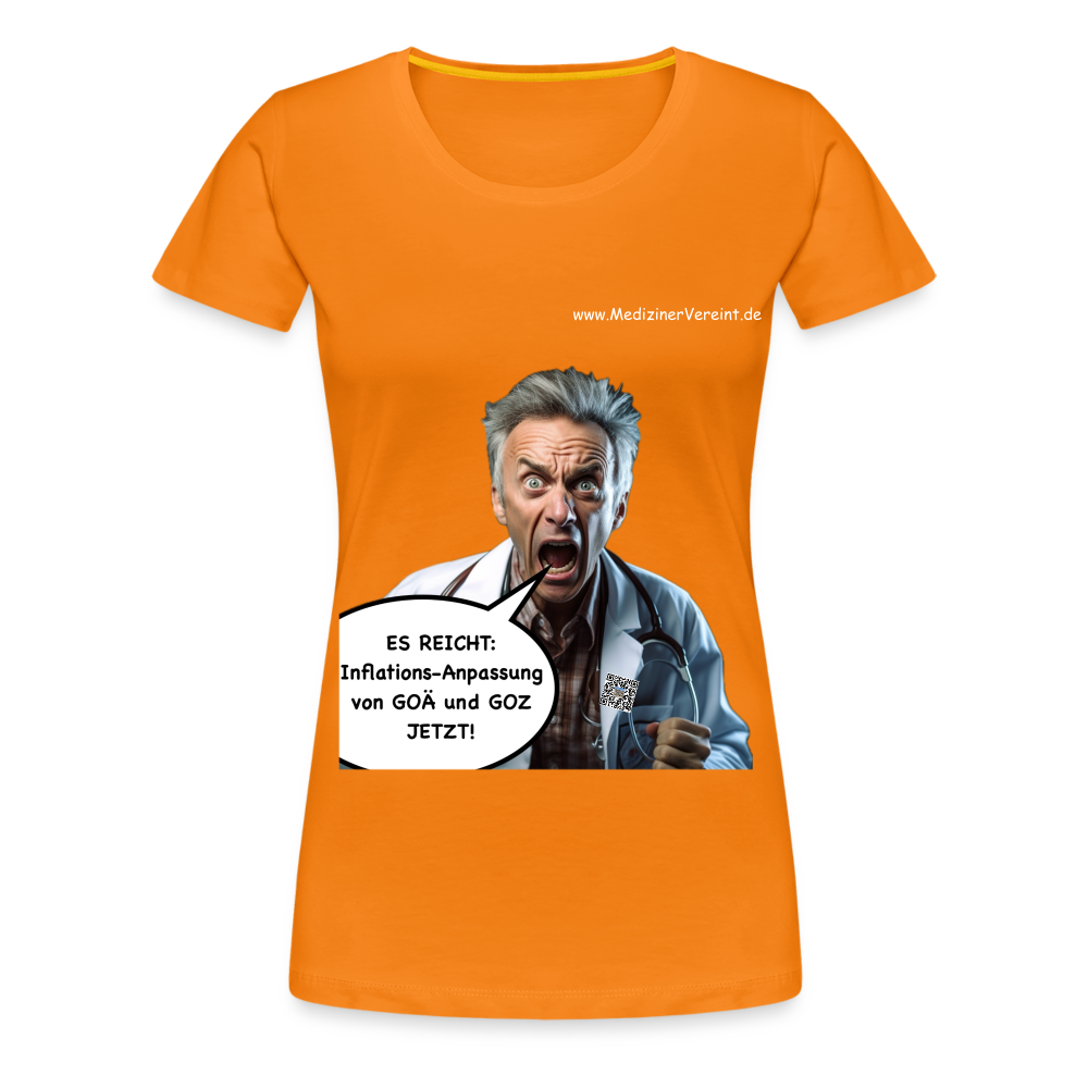 Frauen Premium T-Shirt James + Jeanne - Orange