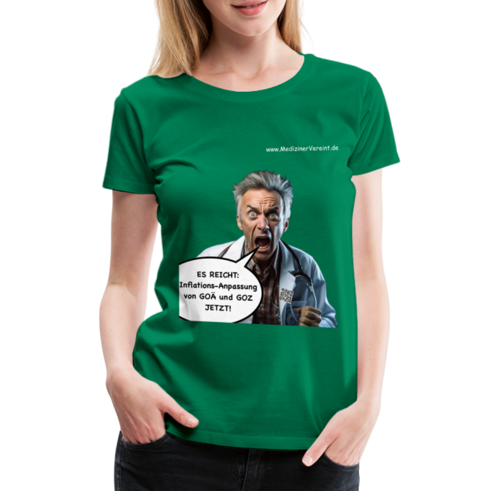 Frauen Premium T-Shirt James + Jeanne - Kelly Green