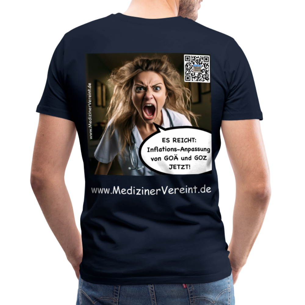 Männer Premium T-Shirt James + Jeanne - Navy