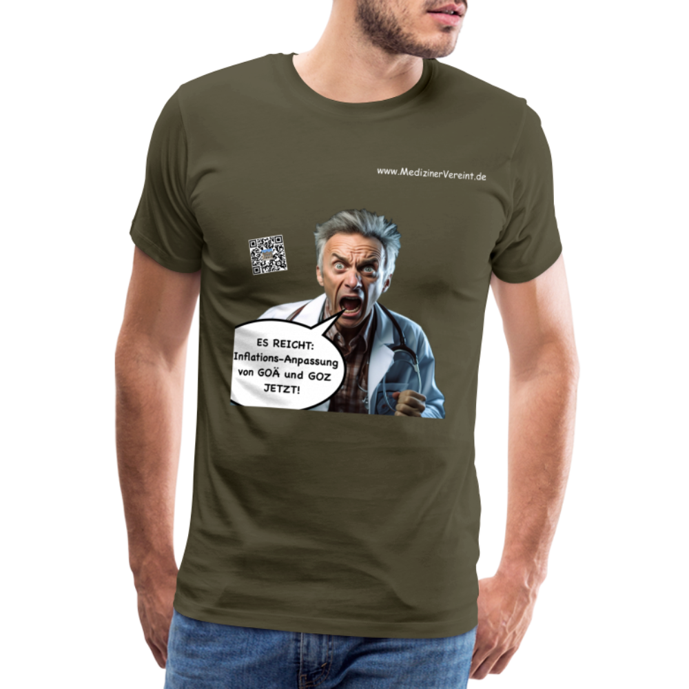 Männer Premium T-Shirt James + Jeanne - Khaki