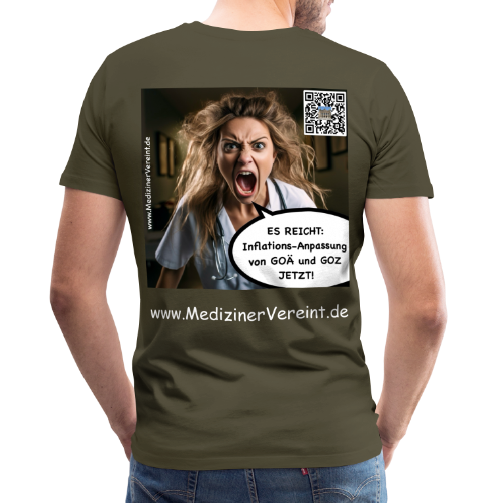 Männer Premium T-Shirt James + Jeanne - Khaki