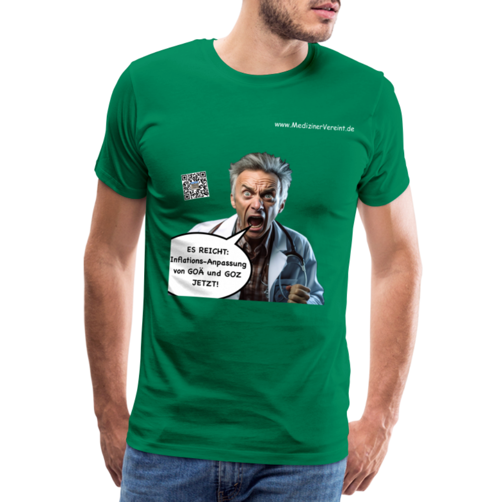 Männer Premium T-Shirt James + Jeanne - Kelly Green