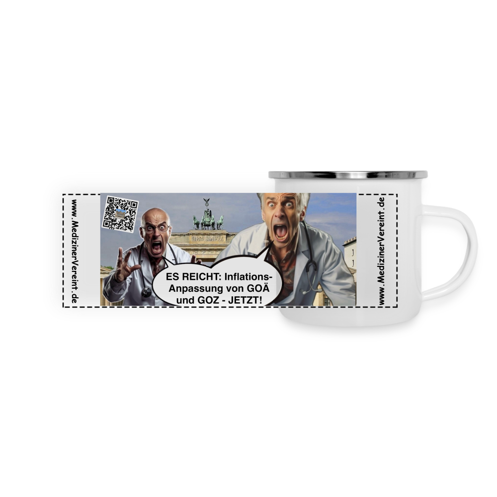 Tasse Panorama Martin + James - weiß